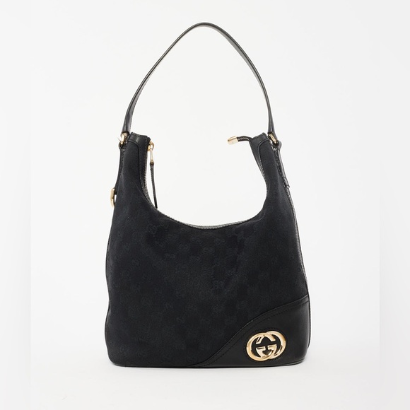 Gucci black monogram hobo bag - Picture 6 of 10